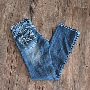 Rock & Roll Cowgirl Blue Boot Cut Jeans